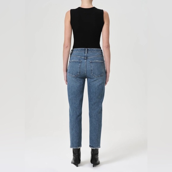 Agolde Riley High-rise Straight Crop Jeans 26 - Picture 2 of 10